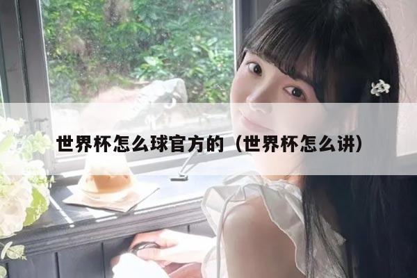 世界杯怎么球官方的（世界杯怎么讲）